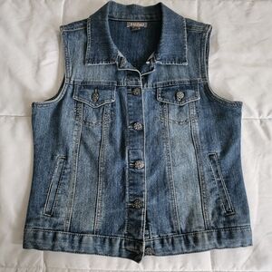 Roz & Ali Blue Denim Vest